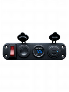 TDS TS-CAU45 Синий Разветвитель авто (Врезной)