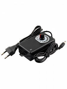 Блок питания 3-12В 2А универсальный адаптер сетевой со штекером 5.5х2.5 мм Орбита OT-APB114 Черный