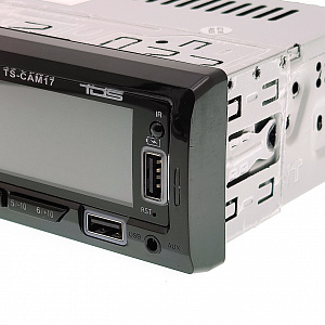 TDS TS-CAM17 автомагнитола+пульт на руль (радио,USB,bluetooth)