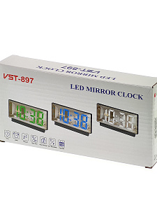 VST 897-1 Красные часы настольные (без блока)