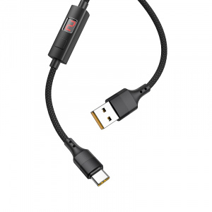 HOCO S13 Черный кабель USB 2.4A (TYPE C) 1.2м