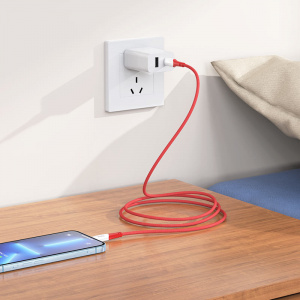 HOCO X70 Красный кабель PD20W (iOS Lighting-TYPE-C) 1м