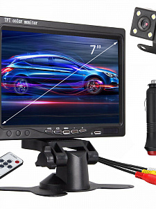 TDS TS-CAV34 Монитор 2 канала и камера автомобильные в наборе (7",800*400,9-45В)