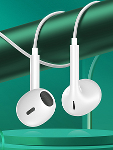 SENDEM G34T Белые наушники - гарнитура (TYPE-C)