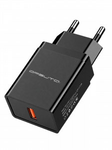 Зарядное устройство для телефона, Быстрая зарядка 20W адаптер QC 3.0 Орбита OT-APU55 Черный