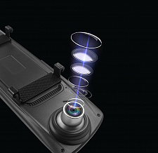 TDS TS-CAR40 автовидеорегистратор зеркало+камера