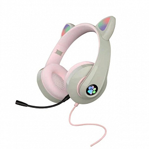 KADUM G39 Серые наушники для ПК (3.5 мм/USB)