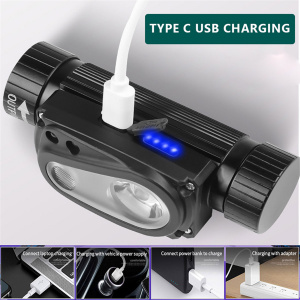 Патриот PT-FLG44 фонарь налобный (2L, 18650, дат.движ)