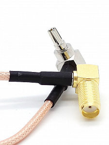 Орбита OT-PCK24 пигтейл (SMA-female угловой-CRC9) (УПАКОВКА 10шт)