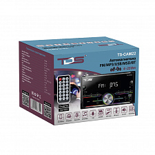 Магнитола для авто 2 DIN с пультом с Bluetooth, AUX, USB универсальная TDS TS-CAM22