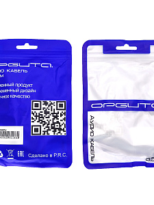 Орбита OT-AVC40 переходник аудио (Джек 3,5 мм на 2 гнезда 3,5 мм 4pin)(УПАКОВКА 10шт)