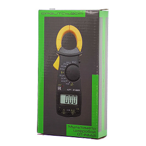 Мультиметр цифровой, клещи токовые тестер тока и напряжения Орбита OT-INM21