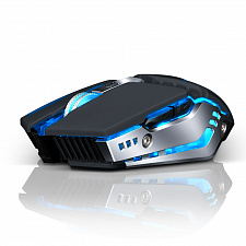 Орбита OT-PCM71 Черная игровая мышь беспроводная (USB, 2.4ГГц, аккум, 10м) 