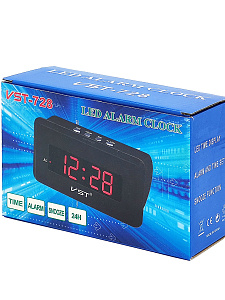 VST 728-2 Зеленые часы настольные (без блока)