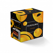 Обогреватель для дома, тепловентилятор напольный с пультом 1500 Вт TITAVIN TI-PFH002