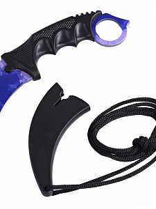 Патриот PT-TRK13 нож складной (Керамбит, волны синий)