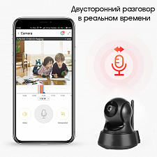 Видеоняня, камера видеонаблюдения wifi беспроводная 2 Mp Орбита OT-VNI21 Черная