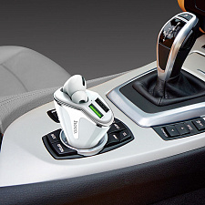 HOCO E47 PRO ЗУ авто USB с гарнитурой (QC3.0,3100mA)