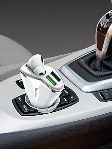 HOCO E47 PRO ЗУ авто USB с гарнитурой (QC3.0,3100mA)