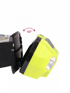 Патриот PT-FLG34 фонарь налобный (3L, аккум, дат.движ)