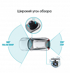 TDS TS-CAR46 автовидеорегистратор зеркало+камера