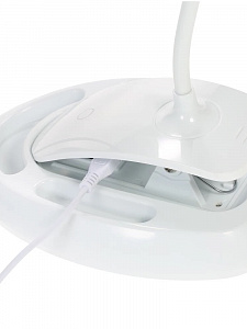 Лупа настольная с подсветкой на гибкой ноге с прищепкой 2 в 1 Орбита OT-INL51