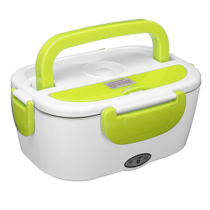 Ланч бокс для еды с подогревом в авто 12/220В Огонёк OG-HOG02 Зеленый