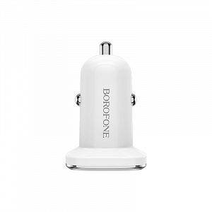 BOROFONE BZ12A Белый ЗУ авто USB (QC3.0, 3000mA)