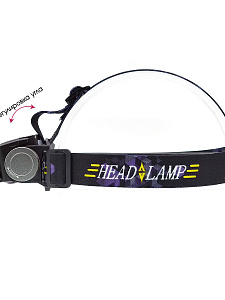 Патриот PT-FLG13 фонарь налобный (1L, 18650.,ZOOM)