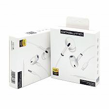 Наушники проводные Type-C гарнитура с микрофоном Орбита OT-ERG53 Белые