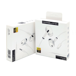 Наушники проводные Type-C гарнитура с микрофоном Орбита OT-ERG53 Белые
