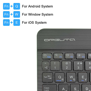 Клавиатура и мышь беспроводные Bluetooth комплект Орбита OT-PCM67 Чёрный