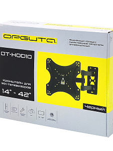 Кронштейн для телевизора настенный поворотный до 42 дюймов Орбита OT-HOD10