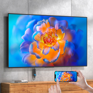 HOCO UA23 Черный Wi-Fi видео видеоадаптер 4К/30Гц (штекер HDMI - гнездо TYPE-C) 0.5м