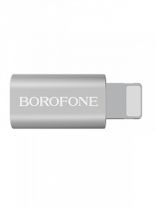 BOROFONE BV5 переходник (гнездо MicroUSB - штекер Lightning)