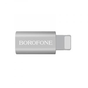 BOROFONE BV5 переходник (гнездо MicroUSB - штекер Lightning)