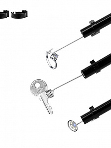 Видео эндоскоп гибкая камера с экраном 2.4 дюйма с подсветкой Орбита OT-SME16