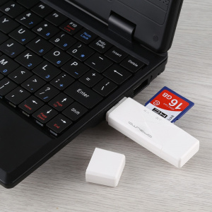 Орбита OT-PCR16 Белый картридер OTG (TF, SD, microUSB, Type-C)