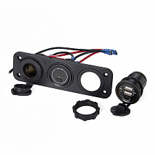 TDS TS-CAU48 Зеленый Разветвитель авто (Врезной)