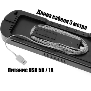 Часы настенные электронные с температурой и пультом Орбита OT-CLW16 Зеленые