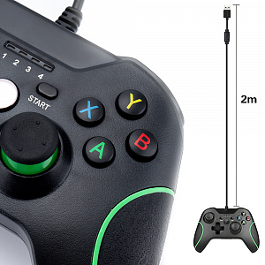 Орбита OT-PCG17 Черный геймпад игровой (проводной)