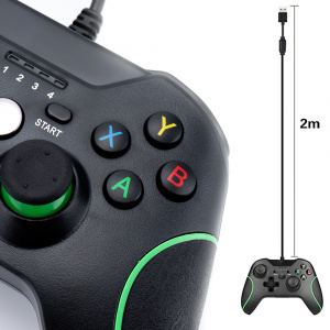 Орбита OT-PCG17 Черный геймпад игровой (проводной)