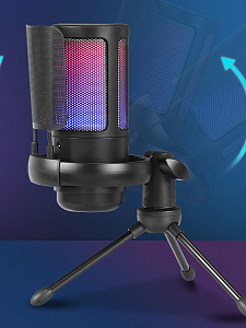Микрофон для компьютера игровой для стрима Орбита OT-PCS08
