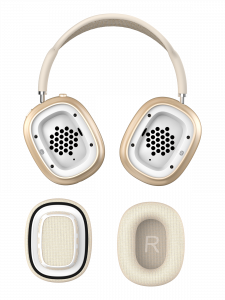 Наушники беспроводные Bluetooth с микрофоном Орбита OT-ERB55 Золотые