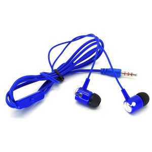Орбита OT-ERG03 Синие наушники вакуум-гарнитура (3.5мм)