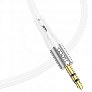 HOCO UPA22 Белый кабель аудио (штекер Lightning - штекер Джек 3,5мм) 1м