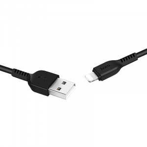 HOCO X13 Черный кабель USB 2.4A (iOS Lighting) 1м