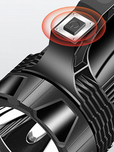 Патриот PT-FLR36 фонарь ручной (1L+1L, встр. аккум)