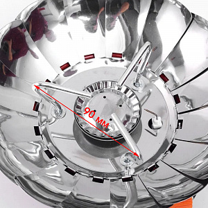 Плитка газовая туристическая с ветрозащитой Огонек OG-TRD03