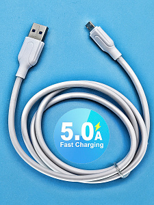 Орбита OT-SMM52 Белый кабель USB 5A (microUSB) 1м
